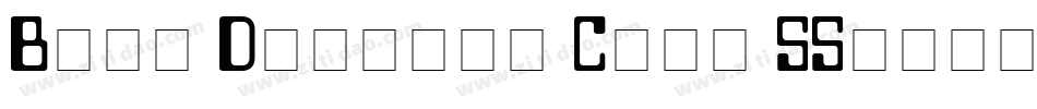 Boya Display Caps SSi字体转换